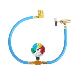 bylikeho R134a Refrigerant Recharge Kit,AC Refrigerant Charge Hose,Car Accessories 1/2” Can Tap Dispensing Valve and R134A Quick Coupler,AC Recharge Kit,Fit for Car AC Air Conditioning Refrigerant