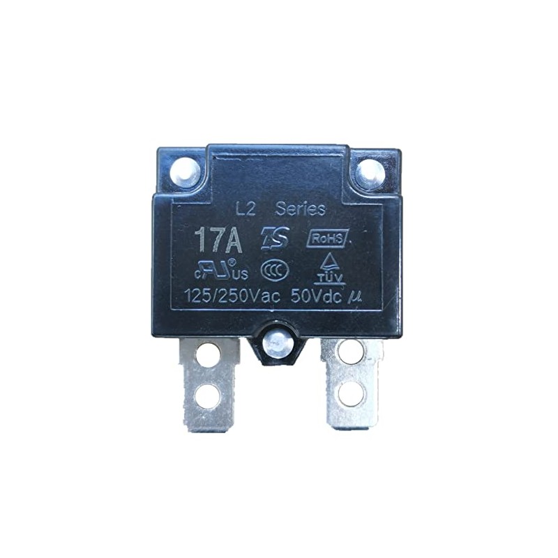 2Pcs 17A 125/250Vac 50Vdc Automatic Reset Relay Fuse Therma Switch