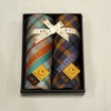 Daks 대구백화점 닥스남녀2매 선염 손수건세트(DU06번) Daegu Department Store Daks Men's and Women's 2-Piece Yarn-Dyed Handkerchief Set (DU06)