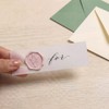 72 Pcs Wax Seal Stickers Flower Rose Envelope Stickers, Light