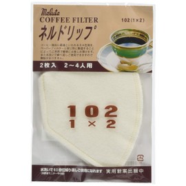 Neldrip Coffee Filter, 2-Pack, 102, For 2 to 4 People