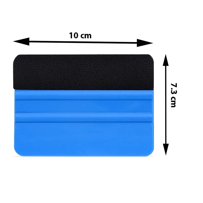 Movilideas Vinyl Scraper with Felt Protection (Pack of 2)