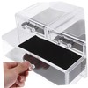 Operitacx Elegant Acrylic Makeup Storage 3 Drawer Organizer Lotion Organizer