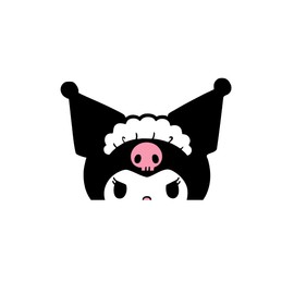 Cute Animals Friends Characters Cute Decal Stickers for Cars Laptop Skateboard Wall Decor UV Resistant (Cool White Rabbit peeker Sticker)