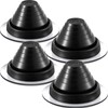 Yaocom 4 Pcs #3 Metal Roof Pipe Flashing Vent Boot