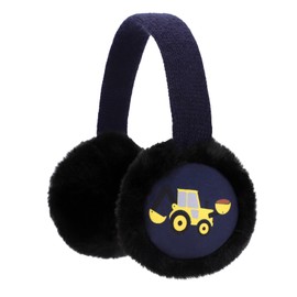 BUTITNOW Toddler Kids Knit Dinosaur Earmuffs Soft Plush Comfortable Winter Outdoor Ear Warmers for Boys Girls