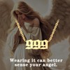 ENVYOU Angel Number Necklace 000 111 222 333 444 555