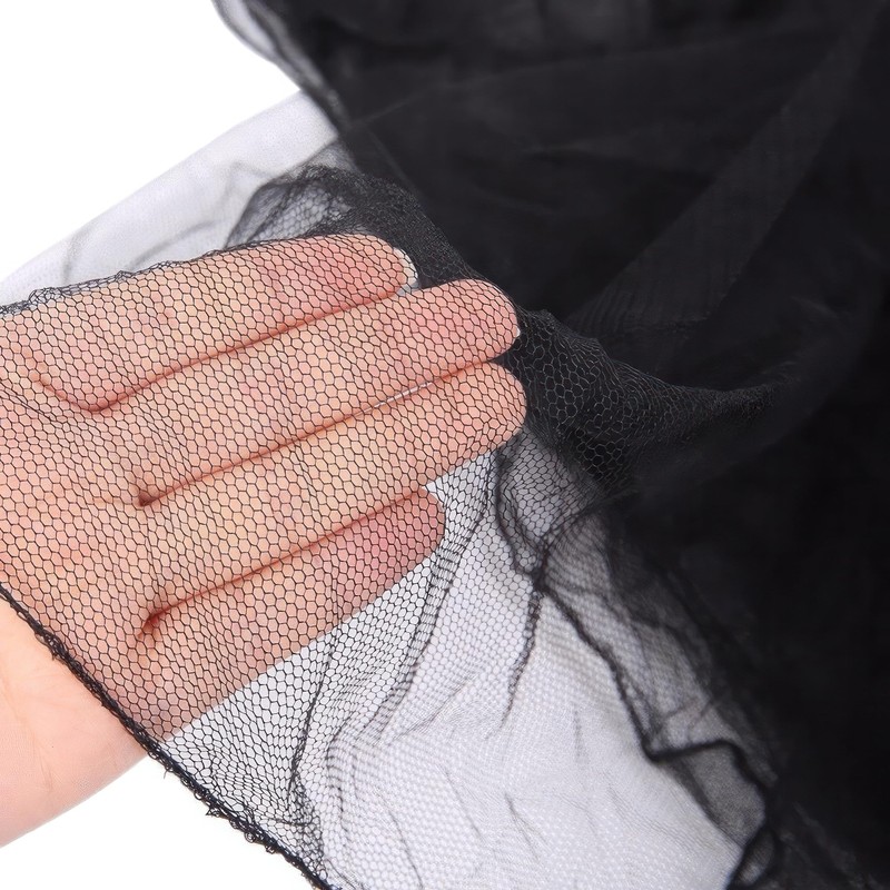 Black DIY Mosquito Net Fabric | 10x10 FT Netting |