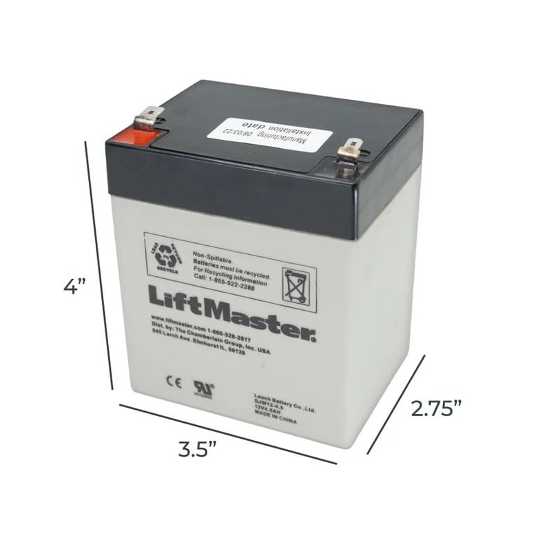 LiftMaster New 485LM Battery Backup for Garage Door Openers 3840