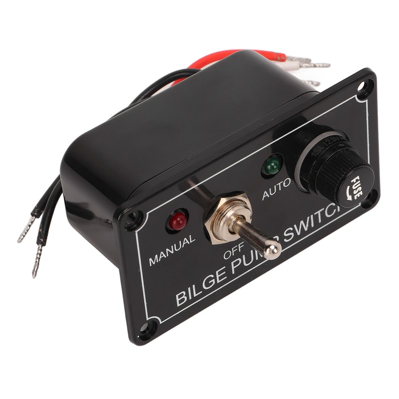 3 Way Bilge Pump Switch Rocker Toggle Switch Panel Marine