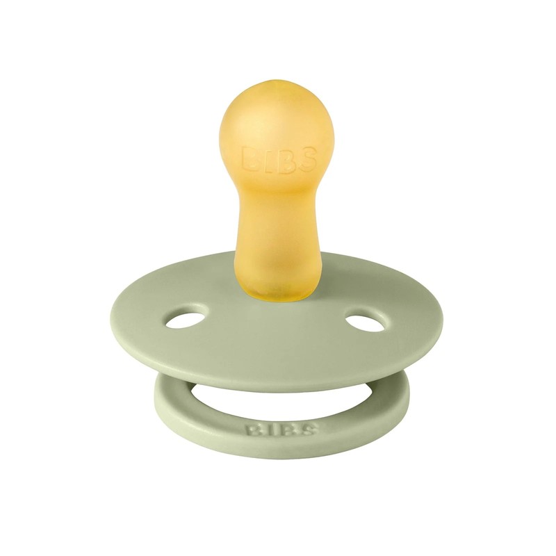 Bibs Round Natural Dummy Pacifier - Studio Collection - Pin