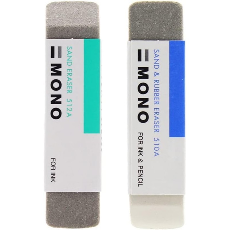 2 Pcs Natural Rubber Eraser Ink Eraser Sand Rubber Fountain