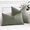 Artscope Set of 2 Cushion Covers, Plain Throw Cushion Cover,