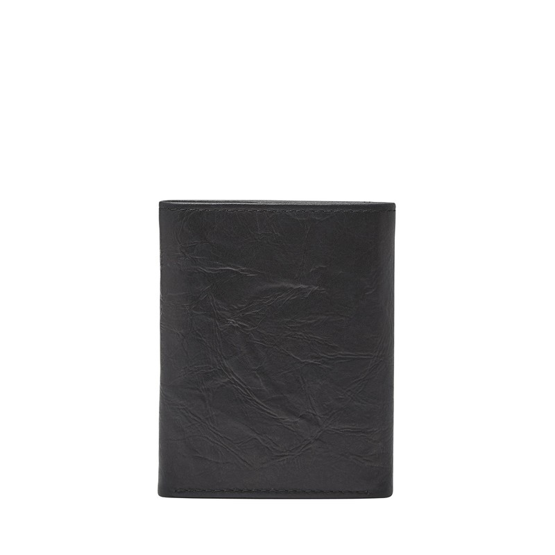 Fossil Tri-Fold Wallet Neel, black
