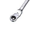 sourcing map 1/4 Inch Flex-Head Ratcheting Combination Wrench SAE 72