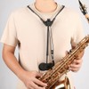 N / B Generic Saxophone Shoulder Harness, Comfortable Saxophone Neck