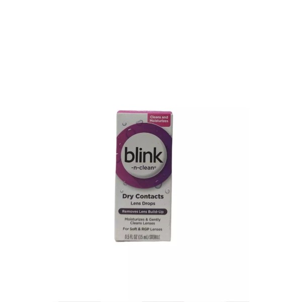 Blink-N-Clean Dry Contacts Lens Drops For Soft & RGP Lenses