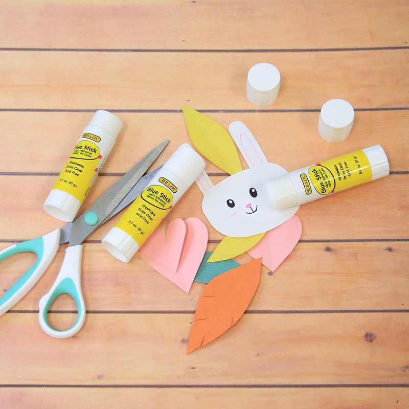 BAZIC 2025 Large Glue Stick. Clear Glue Stick for Art