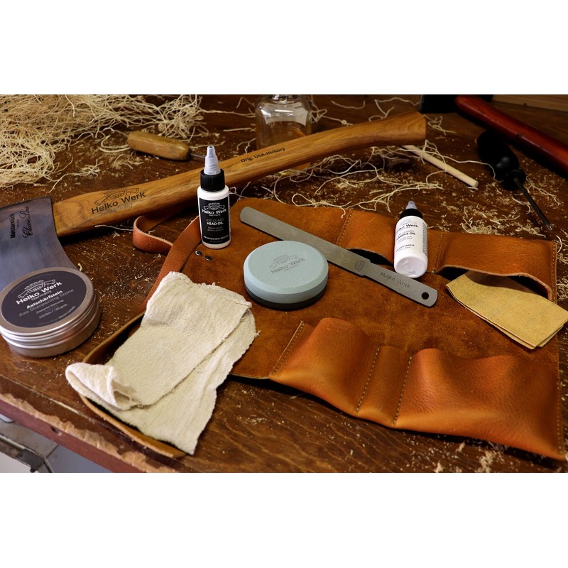 Helko Werk Dual Grit Axe Sharpening Stone - Axe Sharpener,