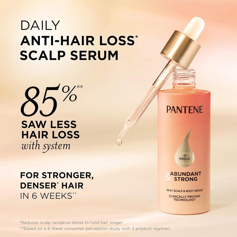 Pantene Abundant & Strong Daily Scalp Serum, Strengthens Scalp's Hold