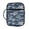 Coldinair Blue Camo Print Bible Cover for Men Women Teens,Carrying