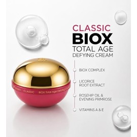 Premier Dead Sea BIOX crema desafiante para la edad total, crema hidratante facial, crema facial antienvejecimiento, crema intensiva para las arrugas 