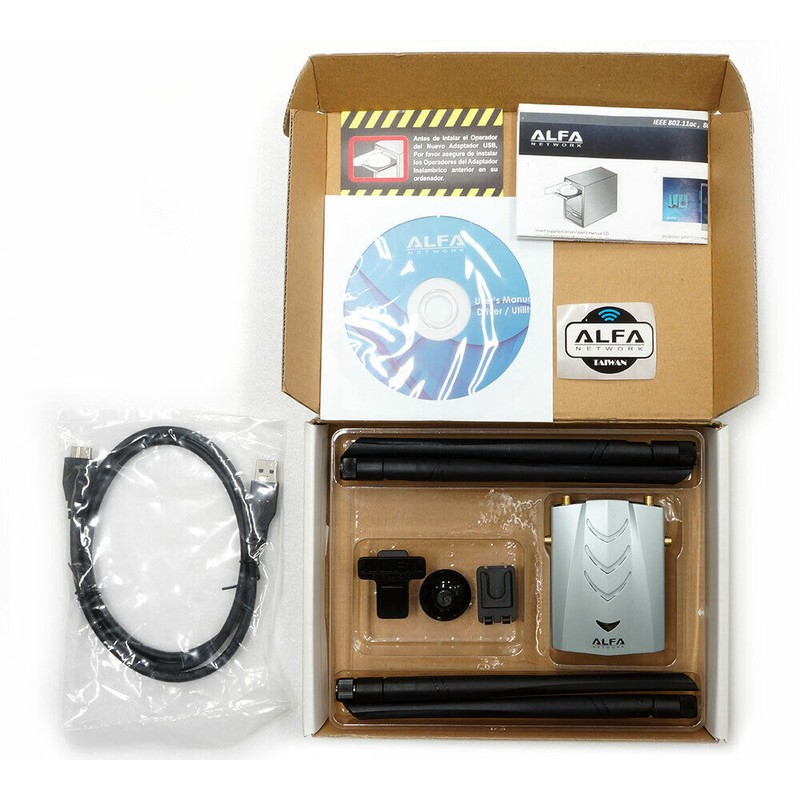Alfa AWUS1900 802.11ac 1900Mbps Dual Band 2.4/5Ghz Wi-Fi USB Adapter