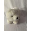 Weighted stuffed animal, polar bear with 2-4 lbs, washable plush