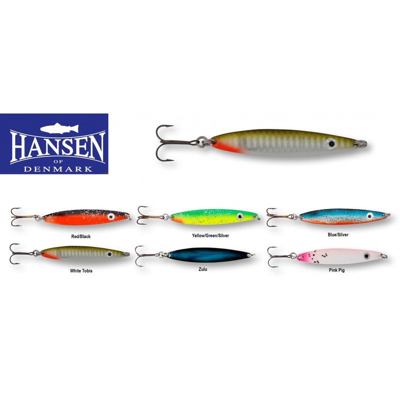 Unbekannt Hansen Fight 7,6cm Meerforellenblinker, Gewicht:18g, Farbe:White