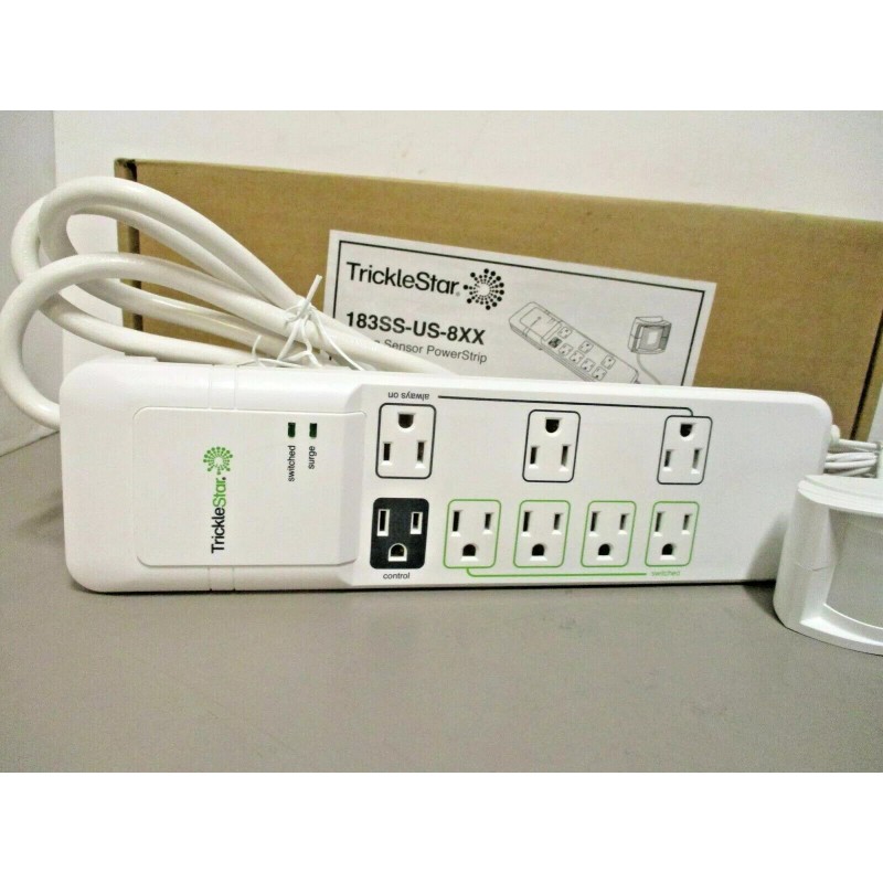 TrickleStar 183SS-US-8XX Motion Sensor PowerStrip 1800W S9P835B300
