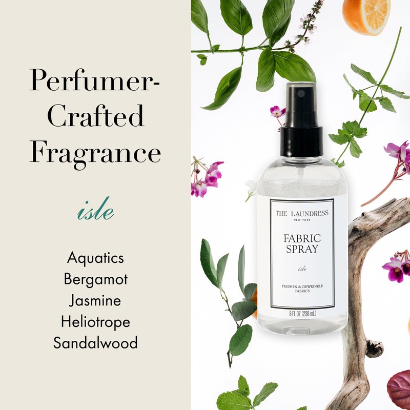 The Laundress Isle Fabric Spray, Wrinkle Release Spray, Upholstery and