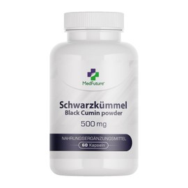 Black Cumin - 500 mg 60 Capsules Strengthens Immunity