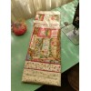 Unbranded Bunny Treehouse Tea Time Fabric Panel Garden Bunny 18"x22"