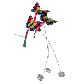 Caroline's Cats Replacement Butterflies for Cat Toy - Fluttering Butterfly Cat Toy Refills - Fits Several Brands