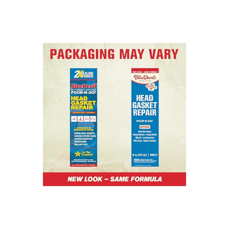 BlueDevil Products 00212 Head Gasket Repair - 16 Ounce
