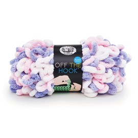 Lion Brand Yarn Off the Hook Yarn, Bulky No-Needle Craft Yarn for Crocheting, Hand-Knitting Yarn, 1-Pack, Unicorn