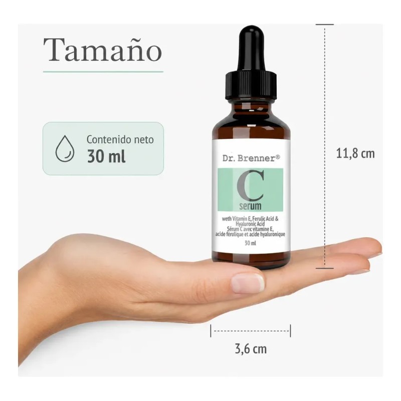 Sérum Facial Iluminador Glutatión Vitamina C Uso Diario 30g
