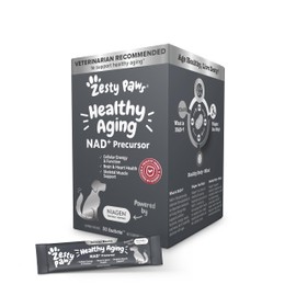 Zesty Paws Suplemento Precursor de NAD+ para Perros - Niagen para Envejecimiento Saludable y Apoyo y Recuperación de Músculos Esqueléticos - Apoyo al 
