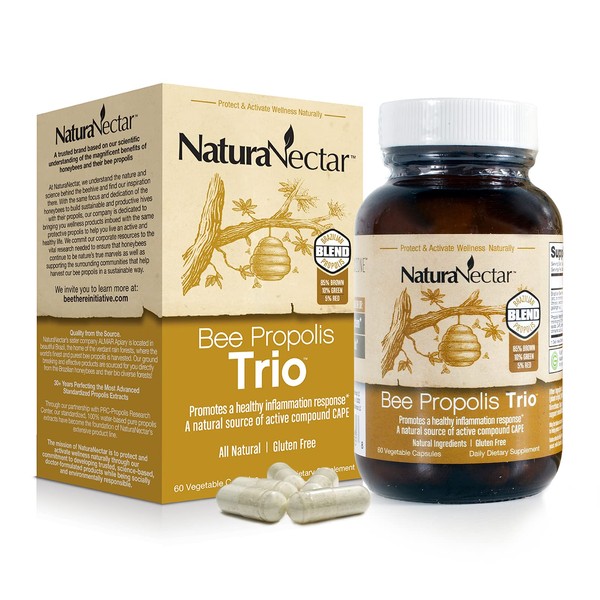 NaturaNectar Bee Propolis Trio - NSF Contents Certified – Complete