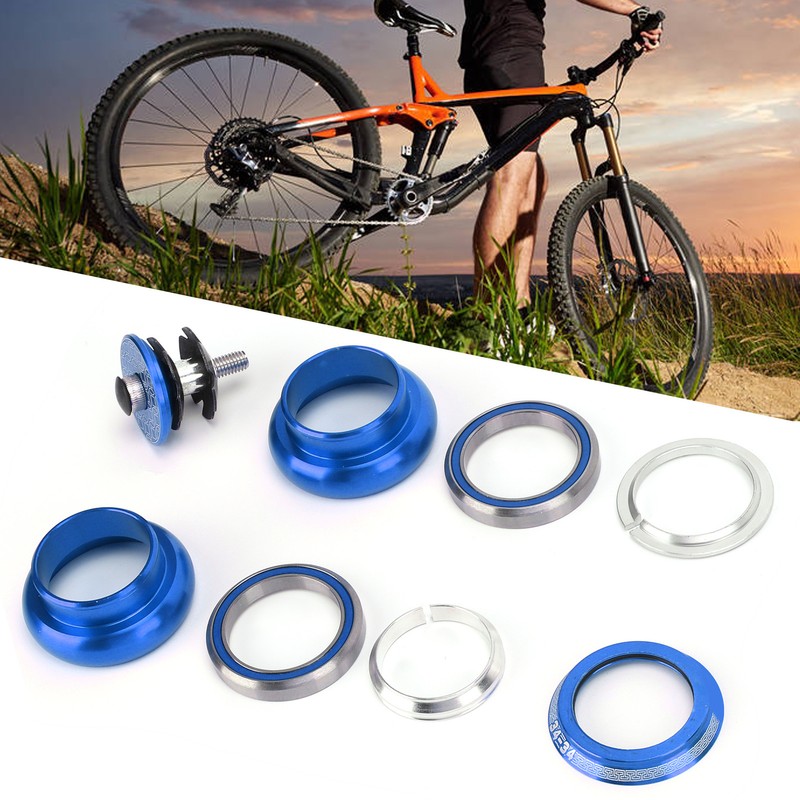 Viaron 34mm Bike Headset Double Bearings Bicycle Front Fork Stem