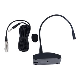 Goose Neck Microphone with XLR Jack 360 Degree Hose Desktop Condenser Cardioid Mic for Conference Room Live Streaming