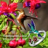LONAGO Hummingbird Ring 925 Sterling Silver Hummingbird Stacking Ring Gift