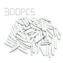 Low Voltage Wire Connectors, Dry B-Connectors Wire SplicesWire Crimp Bean Type Splice for Low Voltage, White (300 PCS)
