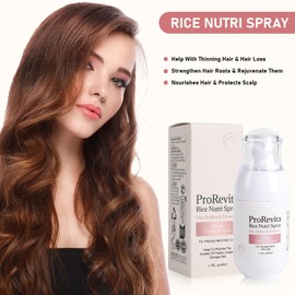 Bello Hair Helper Spray for Thinning Hair, Hair Helper Growth Spray, Hair Growth Spray, Rice Water Spray, Hair Thickening Natural Spray, Restore Dry Damaged Hair Regrowth Unisex (2Pcs)