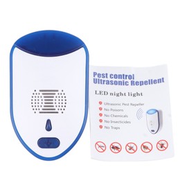 Electronic Mice Repeller AC90V to 240V Silent Operation Wide Coverage Area Ultrasound Cockroach Repeller for Bedroom Office