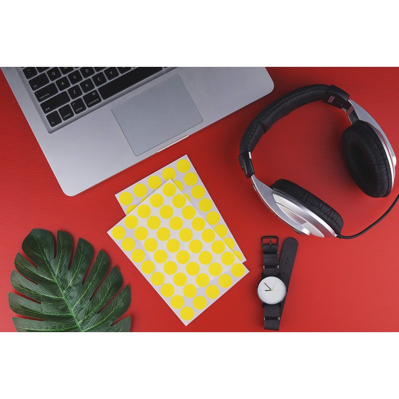 Royal Green Dot Stickers 3/4" 17 Mm Color Coding Labels