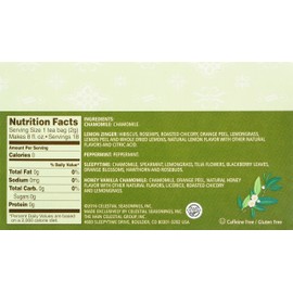 Celestial Seasonings Herbal Tea Sampler with 5 Flavors 18 ea (Pack of 2)