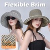 MK MATT KEELY Women's Foldable Beach Hat Wide Brim Lightweight