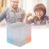 Prism Cube Optical Glass RGB Dispersion Color Cube Sun Catcher
