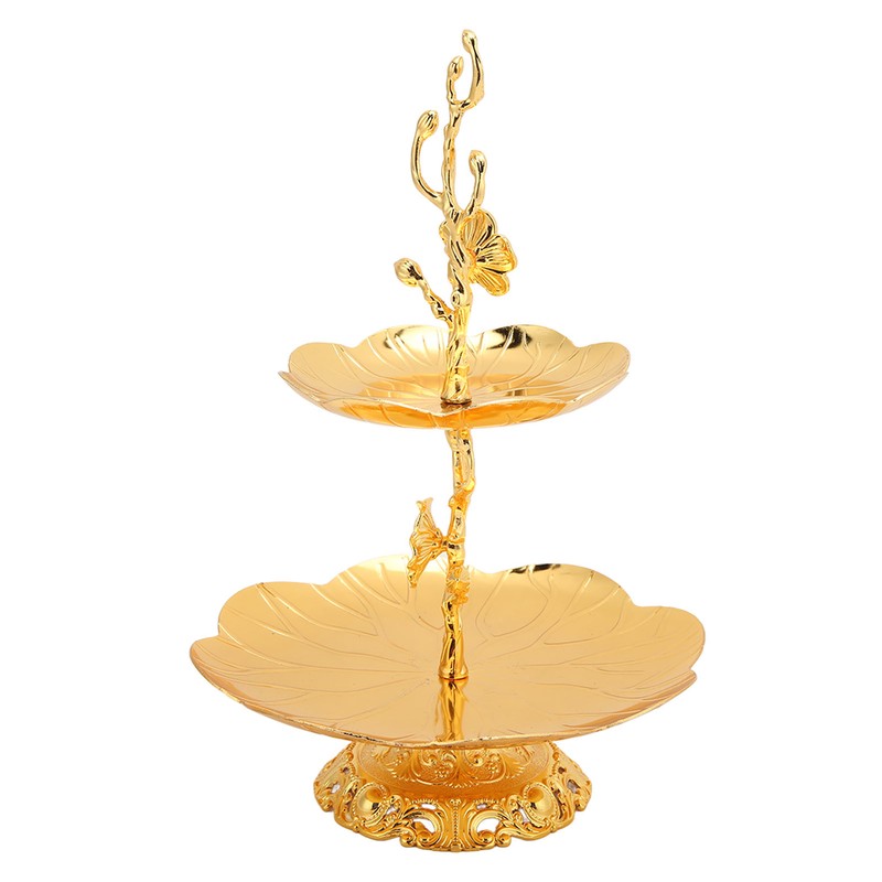 2 Layer Cupcake Stand European Style Gold Cupcake Stand Easy
